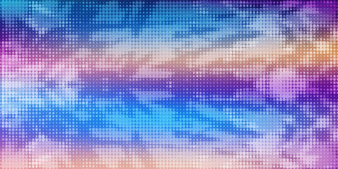 Colorful iridescent holographic foil texture, vector illustration with pastel unicorn rainbow background, pastel color glass