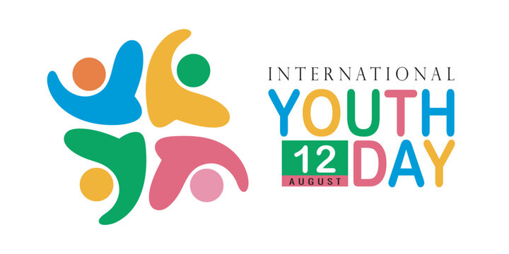 International Youth Day August 12 Celebratory Poster