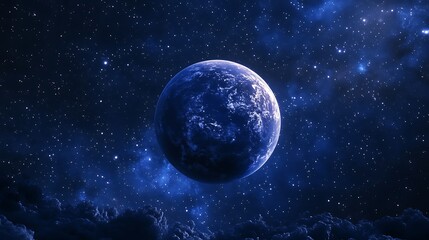 Naklejka premium Planet in outer space. Elements of this image