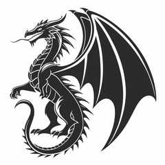 dragon tattoo vector