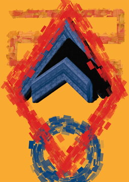 Abstract art, Super Up, Background