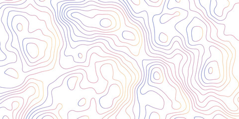 Abstract Topographic Contour Lines. Seamless Abstract Topographic Map Background. Gradient Contour Lines