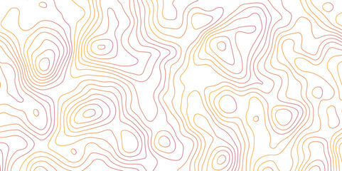 Abstract Topographic Contour Lines. Seamless Abstract Topographic Map Background. Gradient Contour Lines