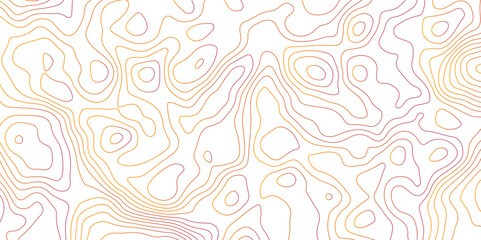 Abstract Topographic Contour Lines. Seamless Abstract Topographic Map Background. Gradient Contour Lines