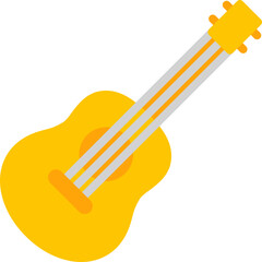Acoustic Guitar Flat Icon