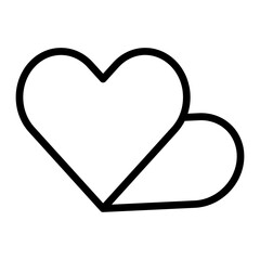 Love Without Borders Vector Line Icon Design