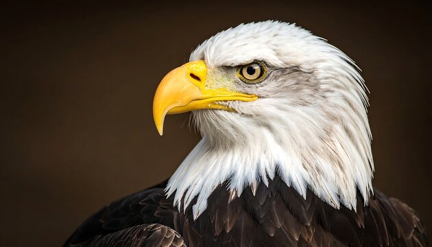 Bald Eagle Portrait with Majestic Bird. - Powered by Adobe