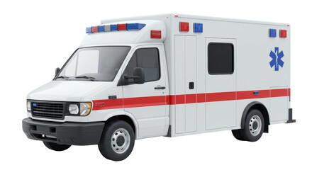 Isolated Ambulance