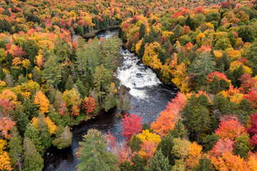Buttermilk Falls Aerial View