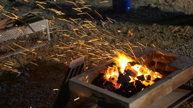 A glowing Campfire Night KSA