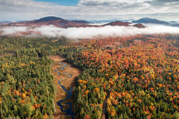 Grampus Lake Outlet Aerial