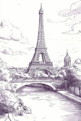 paris eiffel style touch flair details