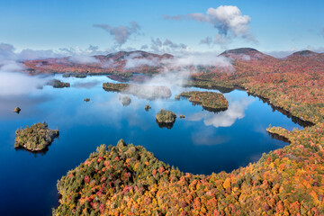 Blue Mountain Lake Aerial