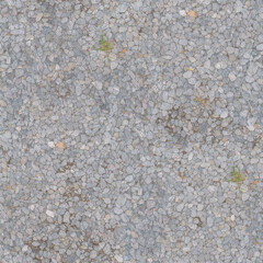 Seamless Natural Dirt Ground Texture with Dry Autumn Leaves 