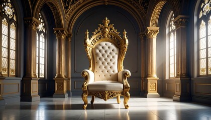 Gold Throne in Grand Palace.