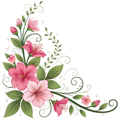 floral background with flowers