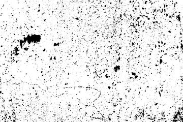 Grungy Black and White Distressed Texture Background with Stained Surface and Vintage Design