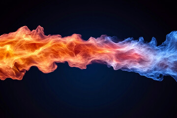 Glowing ghost-like figure whispers into a person's ear in a dark, mysterious setting at midnight