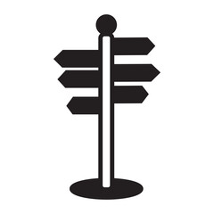 street sign icon vector design template simple and clean