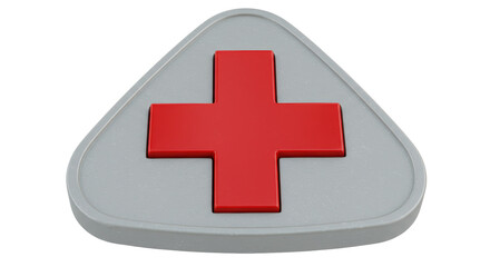 Obraz premium Isolated Medical cross sign