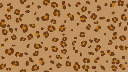 Exotic wild leopard design hand drawn. Fashion pattern seamless, paper, fabric, wallpaper decorative