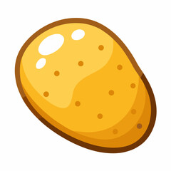 New Potato icon on white background 
