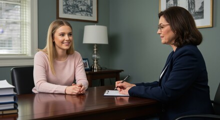 Professional counseling session in comfortable office setting