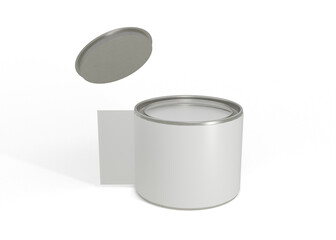 Coffee Powder Can Mockup for Logo Display
