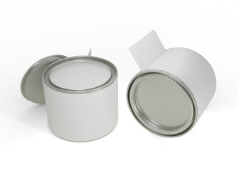 Matte Coffee Tin Mockup for Branding Projects