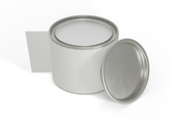 Matte Coffee Tin Mockup