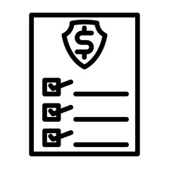 Premium Schedule Vector Line Icon Design