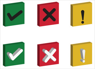 A diverse vector set of colorful check mark icons in various styles including flat, outline, 3D, and badge forms. Perfect for UI/UX design, validation indicators, task completion, and digital approval