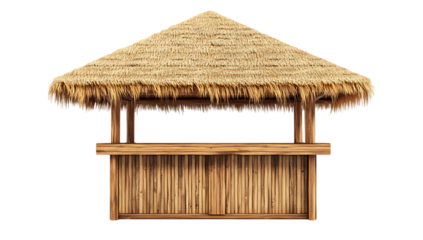 Tropical Tiki Bar Hut illustration