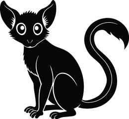 Raccoon line art on white