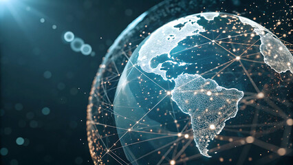 Checklist business performance monitoring concept Futuristic central processor unit. Powerful Quantum