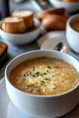 paris herbs flecks closeup bowl creamy