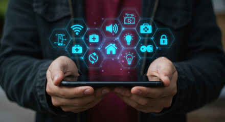 Smart Home Control: Manage Your Connected Life via Mobile. IOT Tech, Automation, Security, & Convenience at Your Fingertips!