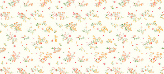 Stunning Handmade Scrollwork and Floral Motif Drawings