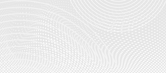 Abstract white and grey wave background modern. Concept futuristic lines with light effect. Space for text. Motion lines vector design for cover, brochure, book, banner web, advertising