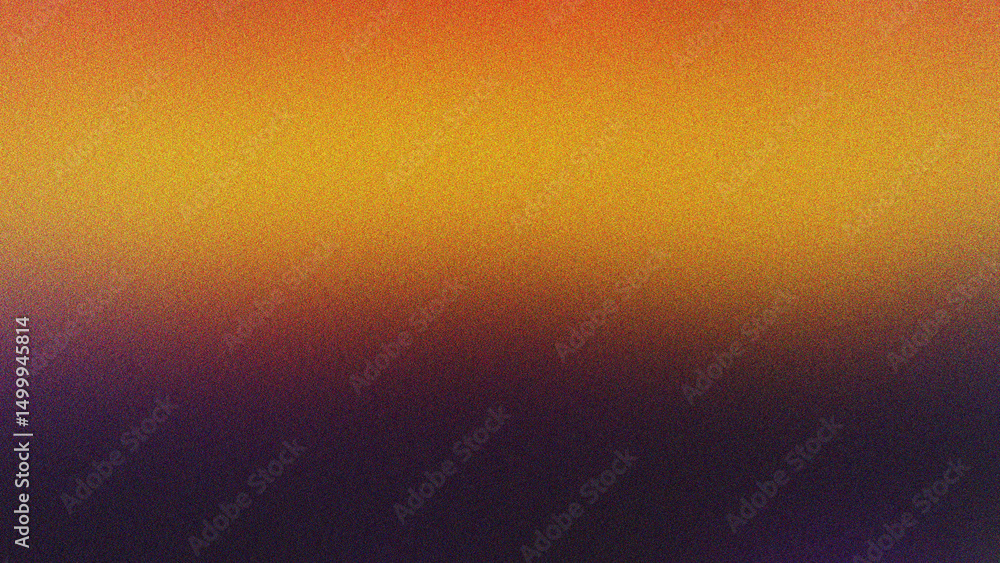 Aufkleber red yellow blue noise gradient texture background with soft blur and grainy effect, perfect for mode