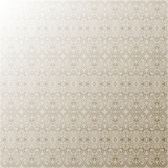 Seamless pattern featuring an intricate, repeating ornamental design in shades of gray