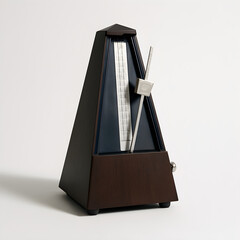 Classic Wooden Metronome on White