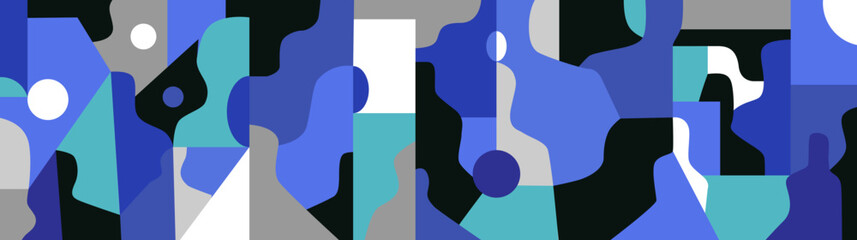  Modern people abstract futuristic vector illustration , virtual community internet technology 