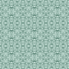 Teal Swirl Pattern Seamless design