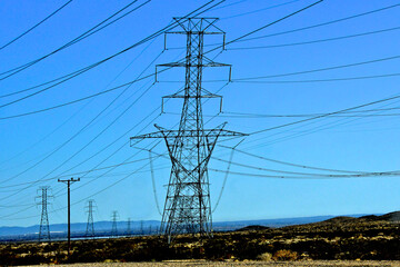Three generations of intra and interstate electrical transmission lines 