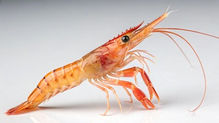 Dinosaur Shrimp on studio background
