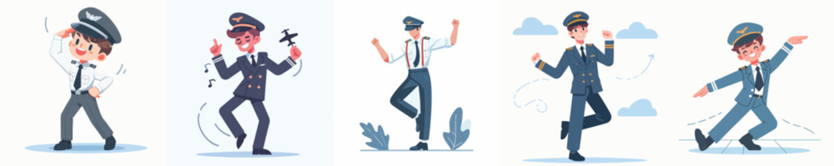 pilot character vector is dancing