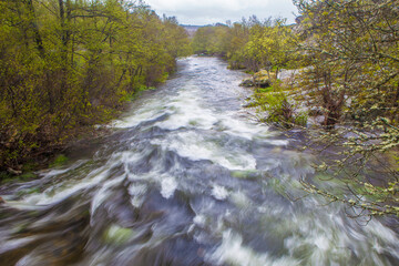 Aravalle river pedestrian bridge close to Retuerta