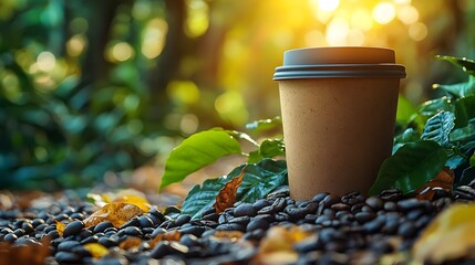 Paper Coffee Cup Mockup 