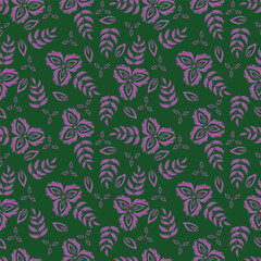Digital textile design Beautiful ethnic style colorful seamless floral hand made pattern ready for print
